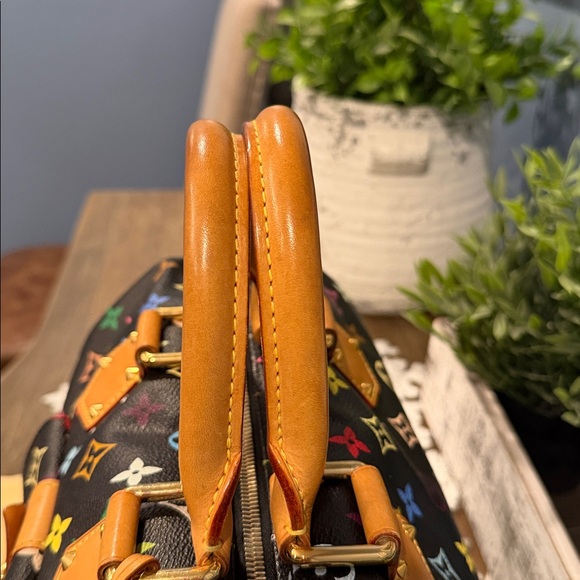 🔥Authentic Louis Vuitton speedy Takashi Murakami multi color Bag size 30 - Picture 4 of 17